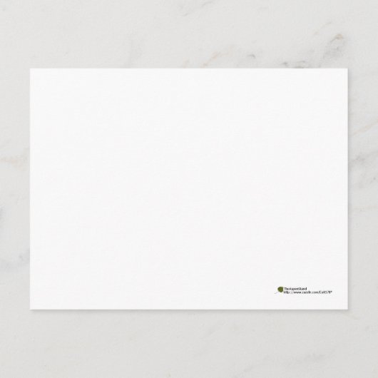 Spiral Clay Wind Chime denkt nog steeds aan jou Briefkaart (Achterkant)