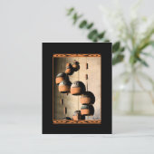 Spiral Clay Wind Chimes die nog steeds aan je denk Briefkaart (Staand voorkant)