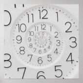Spiral Clock Droste Clock Poster (Voorkant)