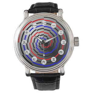 Spiral Cone (Japans gezicht) van Kenneth Yoncich Horloge