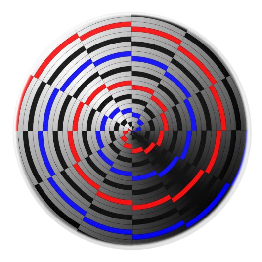 Spiral Cone van Kenneth Yoncich Keramische Knop (Voorkant)