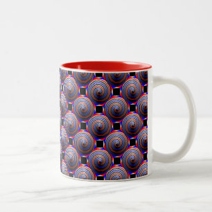 Spiral Cone van Kenneth Yoncich Tweekleurige Koffiemok