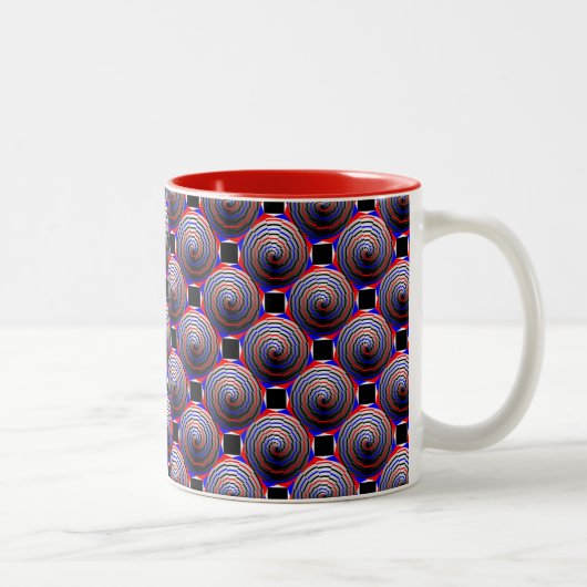 Spiral Cone van Kenneth Yoncich Tweekleurige Koffiemok (Rechts)