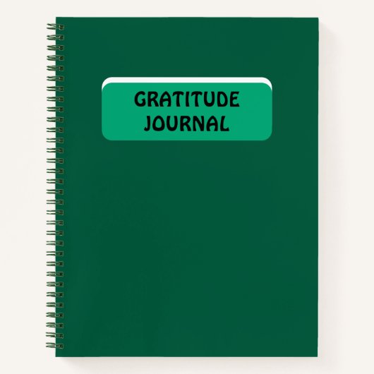 Spiral dankbaarheid Notitieboek (Voorkant)