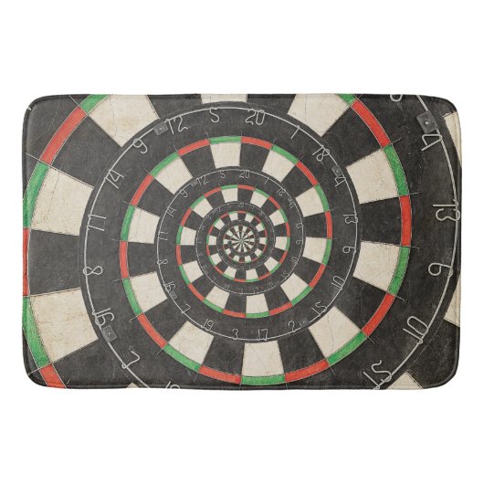 Spiral Dart Board Droste Bath Mat (Voorkant)