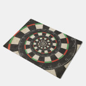 Spiral Dart Board Droste door Mat (Schuin)