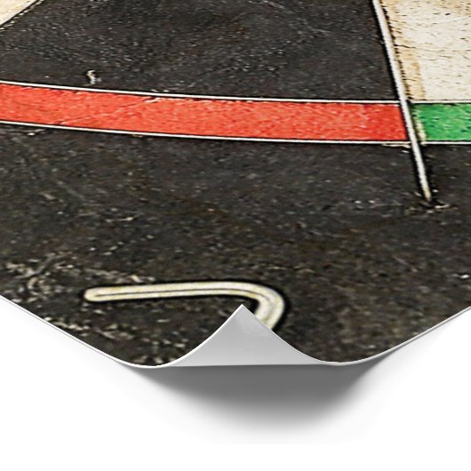 Spiral Dart Board Droste Effect Poster (Hoek)
