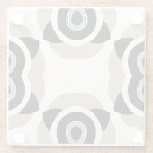 Spiral Elegance Onderzetter Glazen Onderzetter (Achterkant)