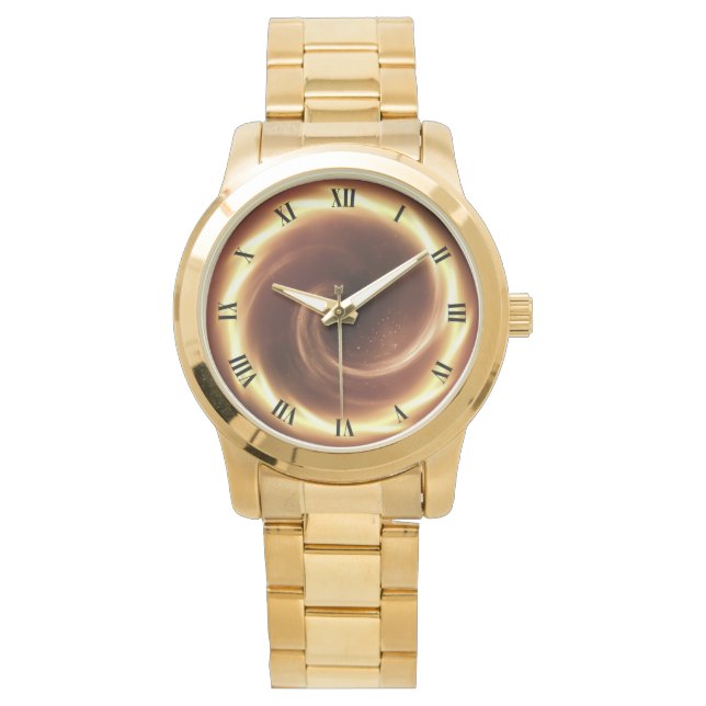 Spiral Fire Vortex ~ Time Portal ~Time Machine ~ ~ Horloge (Voorkant)