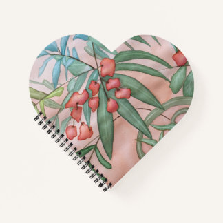 Spiral floral notebook notitieboek