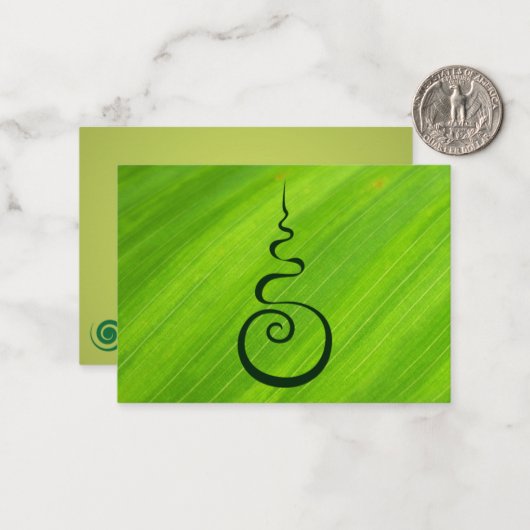 Spiral Force Notitiekaartje (Voorkant / Achterkant in situ)