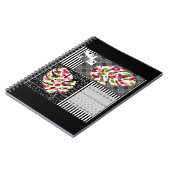 Spiral Foto Notitieboek Abstract patchwork quiltin (Linkerzijde)