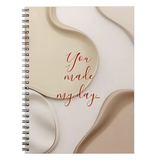 Spiral foto notitieboek in stijlvolle grafiek (Voorkant)