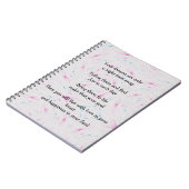 Spiral Foto Notitieboek met inspirerend gedicht (Linkerzijde)