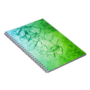 Spiral-foto van honingbijen Notitieboek