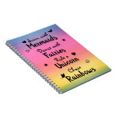 Spiral-fotonotebook van wens en dromen notitieboek (Rechterzijde)