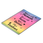 Spiral-fotonotebook van wens en dromen notitieboek (Linkerzijde)