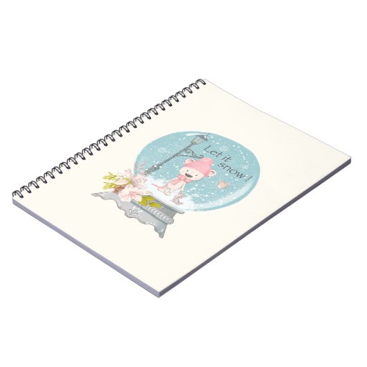 Spiral Fotonotizbuch  - Let it snow Notitieboek (Linkerzijde)