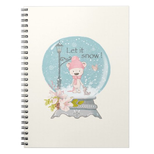 Spiral Fotonotizbuch - Let it snow Notitieboek (Voorkant)