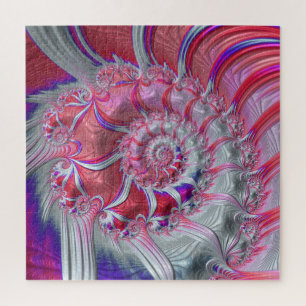 Spiral Fractal Bandana Legpuzzel