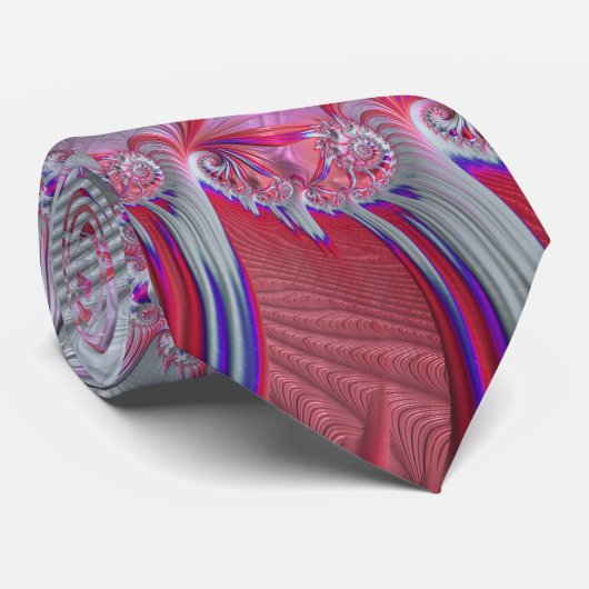 Spiral Fractal Bandana Stropdas (Opgerold)
