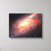 Spiral Galaxy Andromeda Milky Way Universe Stars Canvas Afdruk (Voorkant)