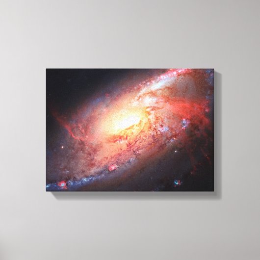 Spiral Galaxy Andromeda Milky Way Universe Stars Canvas Afdruk (Voorkant)