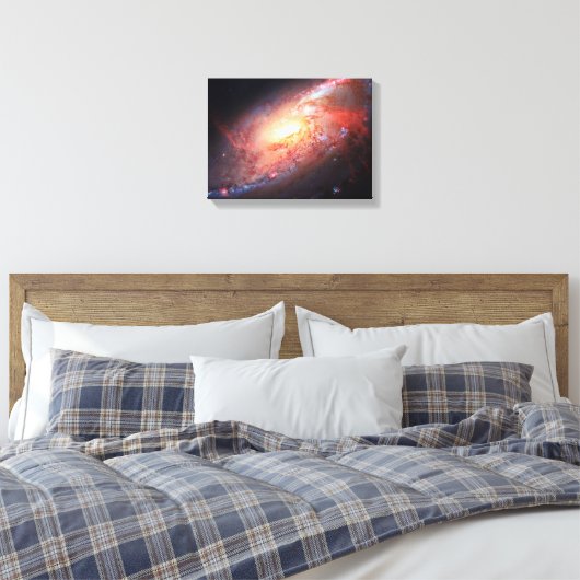 Spiral Galaxy Andromeda Milky Way Universe Stars Canvas Afdruk (Insitu (Slaapkamer))