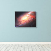 Spiral Galaxy Andromeda Milky Way Universe Stars Canvas Afdruk (Insitu (Houten vloer))