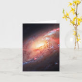 Spiral Galaxy Andromeda Milky Way Universe Stars Kaart (Gele Bloem)