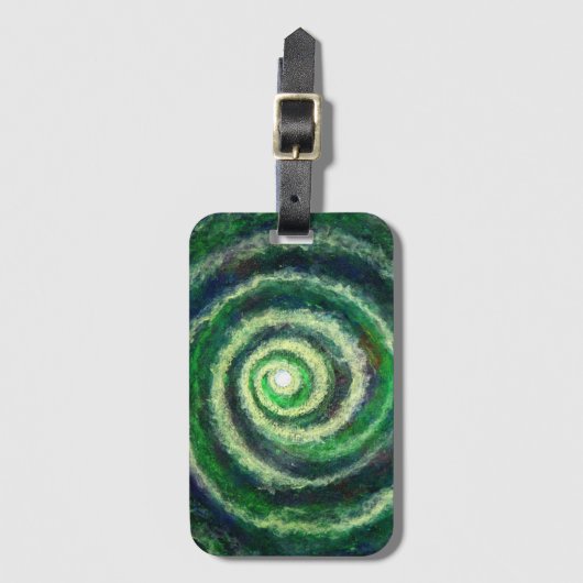 Spiral Galaxy Bagagelabel (Voorkant (verticaal))