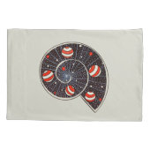 Spiral Galaxy Beach Planets Funny Astronomie Kussensloop (Achterkant)