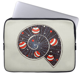 Spiral Galaxy Beach Planets Funny Astronomie Laptop Sleeve