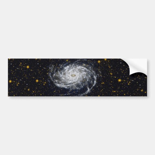 Spiral Galaxy Bumpersticker (Voorkant)