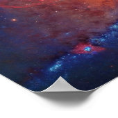 Spiral Galaxy, Canes Venatici schoonheid in ruimte Poster (Hoek)