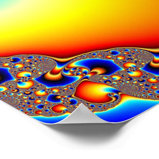 Spiral Galaxy - Fractal Art Poster (Hoek)