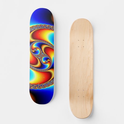Spiral Galaxy - Fractal Art Skateboard (Voorkant)