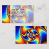 Spiral Galaxy - Fractal Art Visitekaartje (Voorkant / Achterkant)