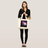 Spiral Galaxy Grote Tote Bag (Voorkant (model))