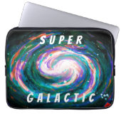 Spiral Galaxy in Space Super Galactic Laptop Sleeve (Voorkant)