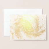 Spiral Galaxy-kerstkaart Folie Kaarten (Voorkant met envelop)