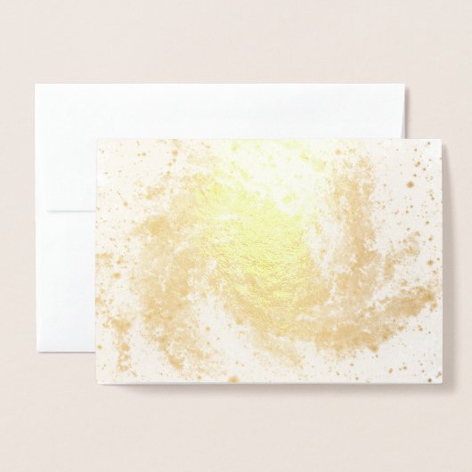 Spiral Galaxy-kerstkaart Folie Kaarten (Voorkant met envelop)