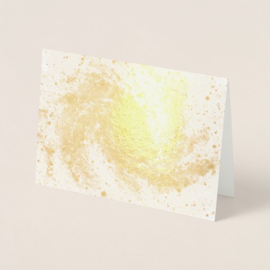 Spiral Galaxy-kerstkaart Folie Kaarten (Voorkant)