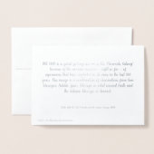 Spiral Galaxy-kerstkaart - Zilverfolie Folie Kaarten (Met envelop)