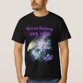 Spiral Galaxy l EST 1950 l Koelruimte l Zwart T-shirt