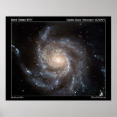 Spiral Galaxy M101 Poster (Voorkant)