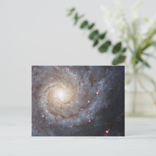 Spiral Galaxy M74 Briefkaart (Staand voorkant)