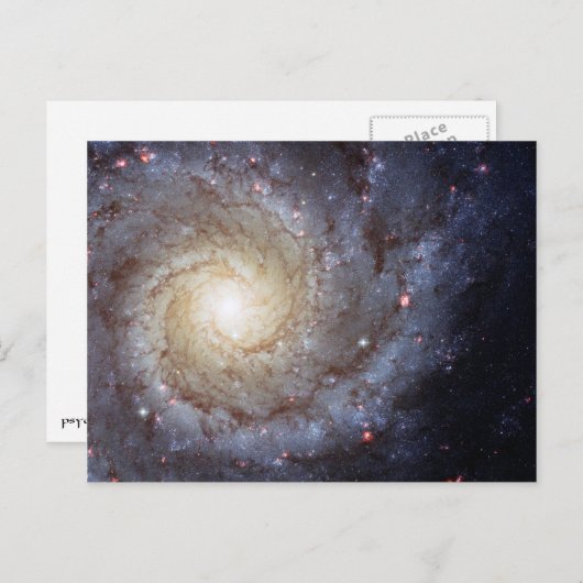 Spiral Galaxy M74 (Hubble) Briefkaart (Voorkant / Achterkant)