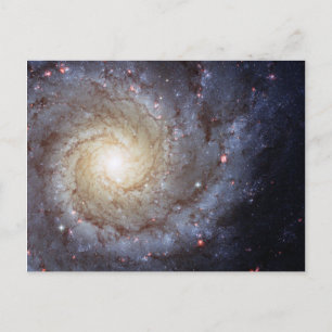 Spiral Galaxy M74 (Hubble) Briefkaart