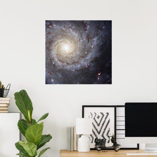 Spiral Galaxy M74 Poster (Thuiskantoor)